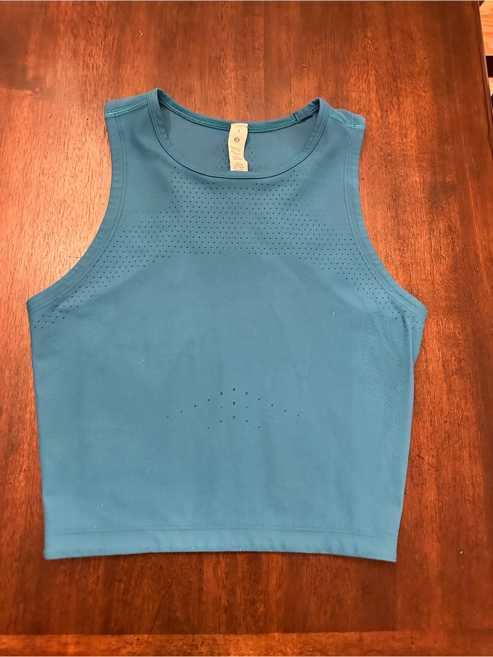 lululemon athletica Teal Blue Sleeveless Performance Tank